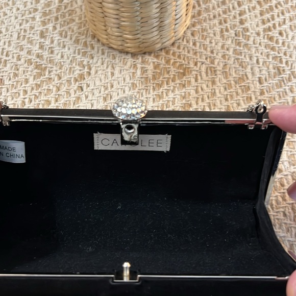 Carolee Satin Clutch 6.75”w x 3”h x 1”d - Picture 4 of 7